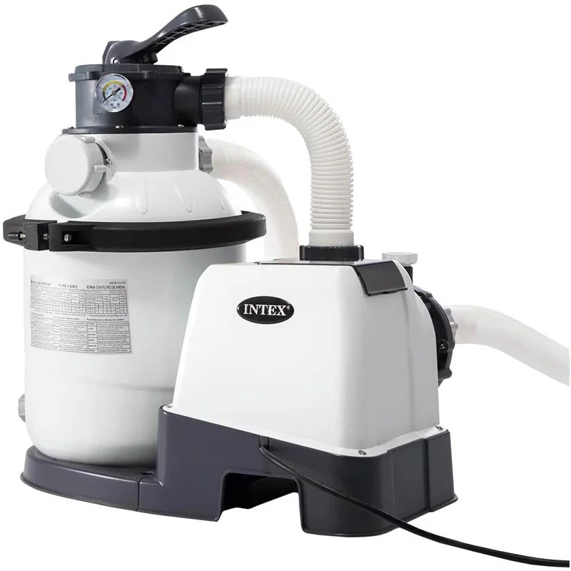 

26644 Swimming Pool 1200 Gph Flow Rate Sand Filter Pump 10in Krystal Clear Sand Filter Pump Fish Pool Accessories