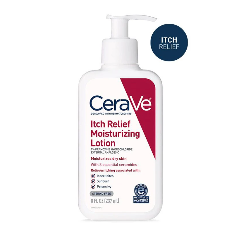 

CeraVe Itch Relief Moisturizing Lotion Anti Itch Lotion Relieves Itch with Minor Skin Irritations Sunburn Relief Bug Bites 237ML