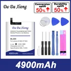 Аккумулятор BL265 для Lenovo XT1662, 4900 мАч, 0 циклов, аккумулятор для телефона MOTO M XT1663