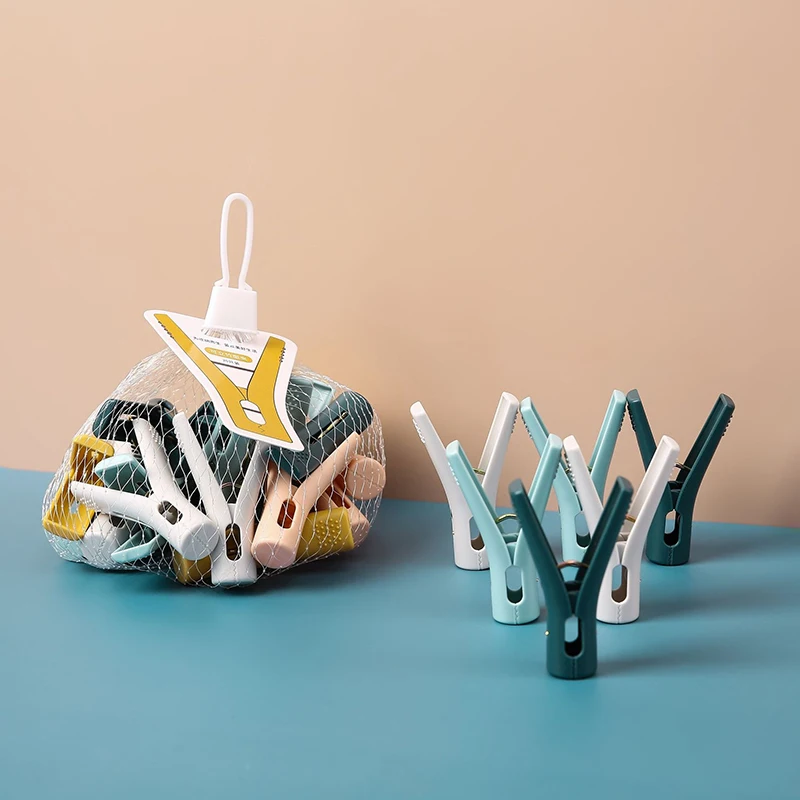 

New 10/20 PCS Colorful Plastic Clothespins Heavy Duty Laundry Pins Clips with Spring 10/20 PCS for Household Socks