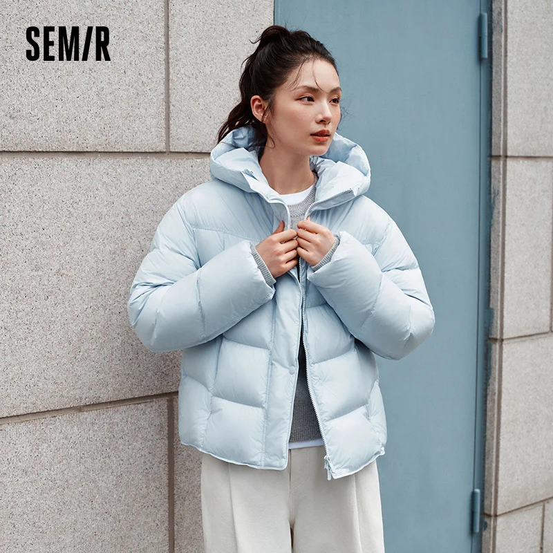 Фото Пуховик Semir, женский зимний пуховик, трехстойкий, термогенерирующий, антистатический, новинка 2025 года, женская одежда средней длины с черепаховой спинкой №2