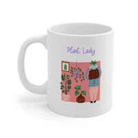 plant lady coffee mug