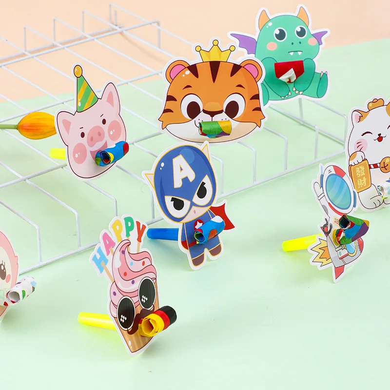 

Cartoon Blowing Dragon Whistle, Birthday Party Toy, New Party Supplies, Cheer Props, Curl