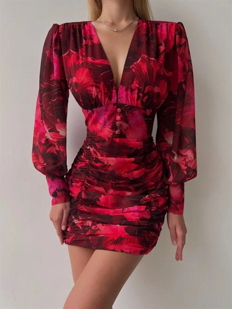 

Брендовый Лидер продаж Penc, летнее женское короткое стильное платье, самое предпочтительное платье Sienna бордового цвета