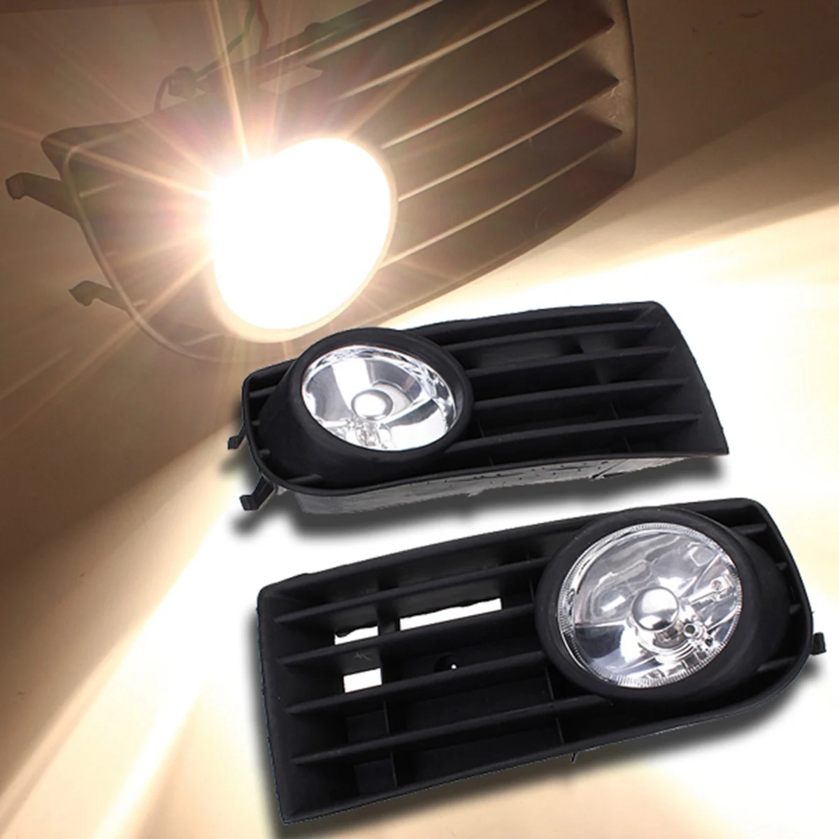 Комплект белой противотуманной фары для Vw Golf Mk5 Rabbit 2006 2007 2008 2009 решетка переднего