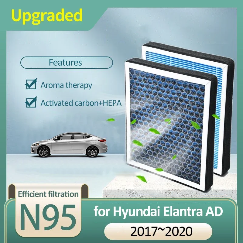Воздушный фильтр с активированным углем для Hyundai Elantra AD Avante MK6 6 2017 2018 2019 2020 97133-2F100