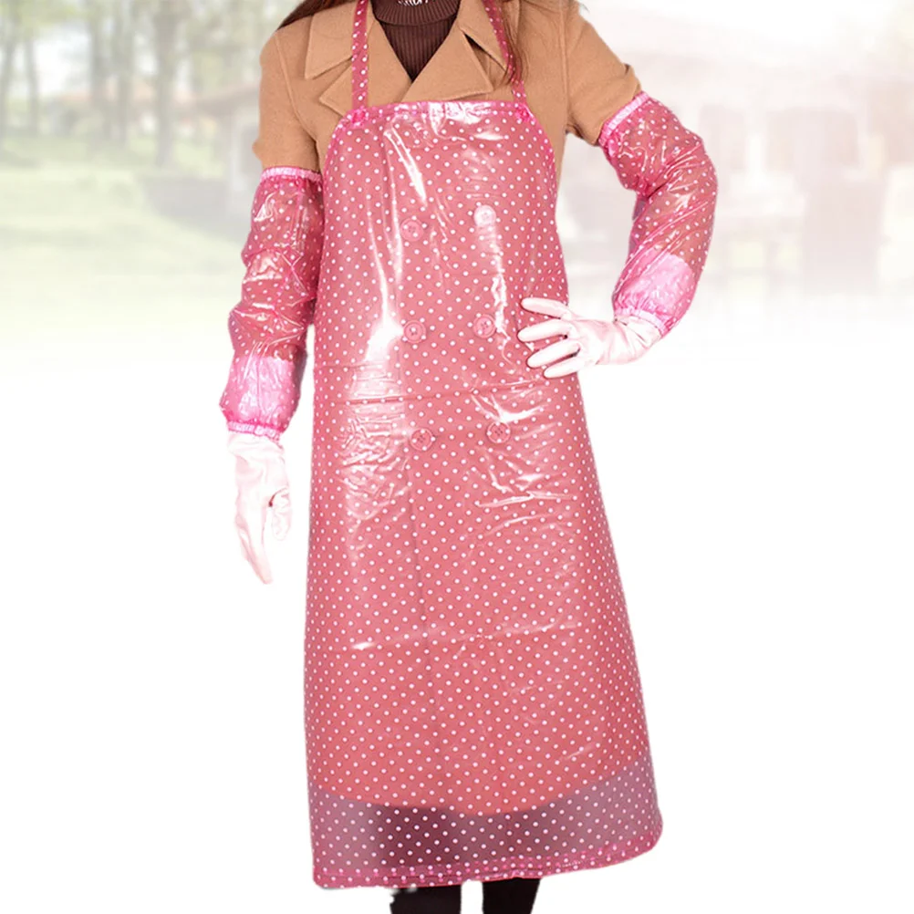 

Water Apron Work Apron Plastic Oversleeve Apron Kit Oversleeve Apron Set Craft Sets Disposable Grill Baking Apron Cooking Apron