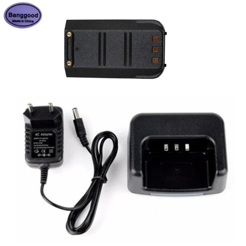 

LB-75L 7.2V 2000mAh Li-ion Battery + Dock Charger for TYT MD-380 MD-UV380 MD-UV390 MD380 MD-446 DP-290 Retevis RT3 Walkie Talkie