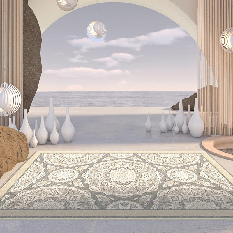 

Classical Living Room Carpets Modern Home Decor Bedroom Carpets Anti-Slip Lounge Rug Corridor Rugs Simple Rugs Hallway Doormat