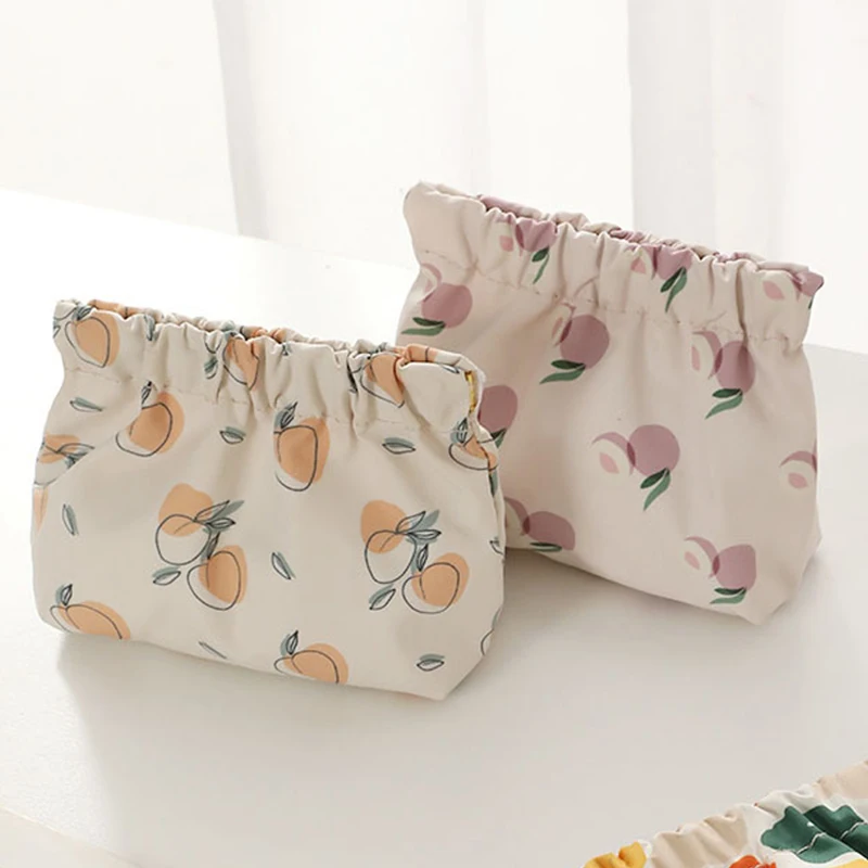 

Mini Makeup Organizer Waterproof Printing Cosmetic Bag For Makeup Multi-purpose Lipsticks Cards Pouch Portable Travel Organizer