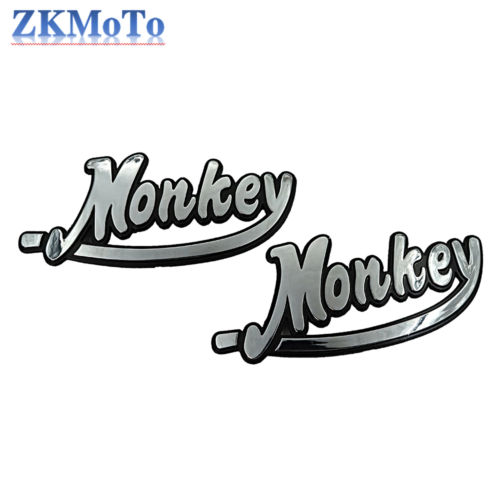 

Наклейки для мотоцикла, золотистые 3D-Наклейки для Honda Z50 с логотипом обезьяны, эмблема, наклейка на топливный бак, аксессуары для мотоциклов