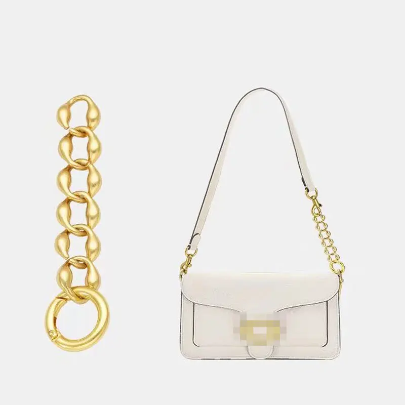 

Толстая сменная металлическая сумка, Золотая цепочка, ручка, сумка, сумочка, кошелек, съемный ремешок через плечо «сделай сам», фурнитура, аксессуары