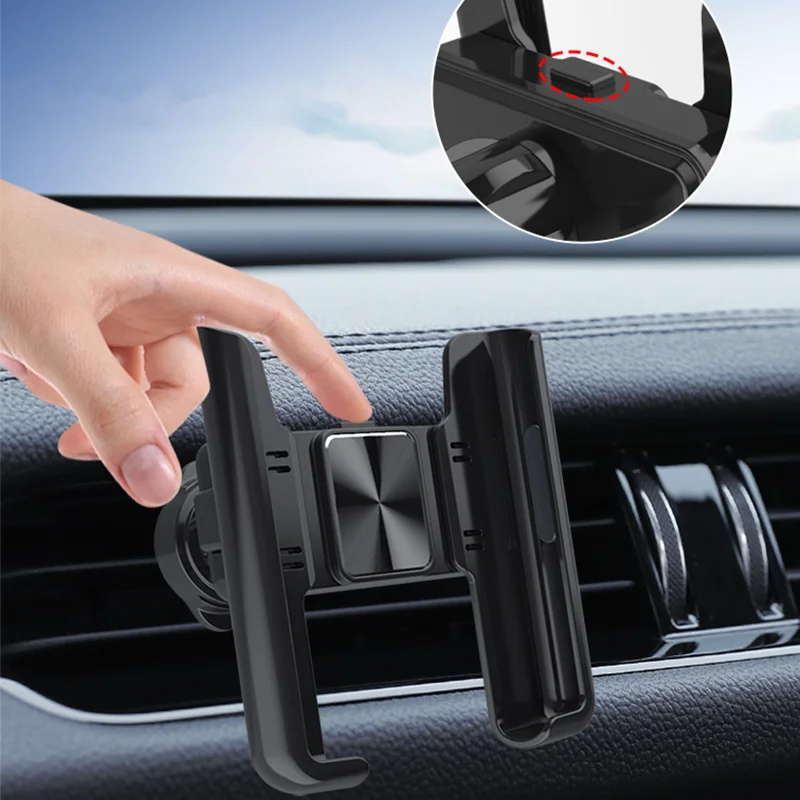 

Universal Gravity Car Phone Holder Stand for Cell Phone 360° Rotation Auto Phone Holder In Car Air Vent Clip Mount GPS Support