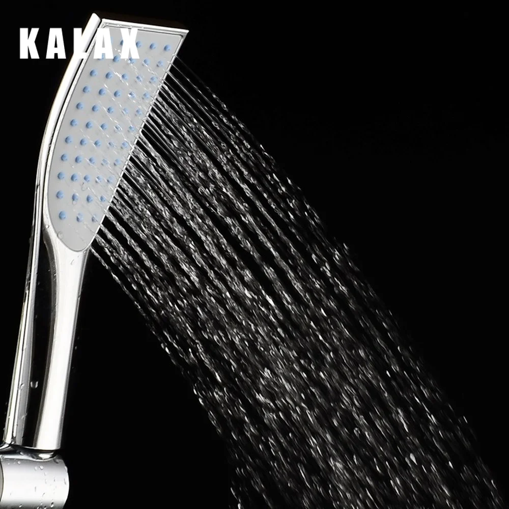 

Лейка для душа из АБС-пластика с экономией воды под давлением, ручной распылитель для ванной комнаты круглой формы, аксессуары для ванны и д...