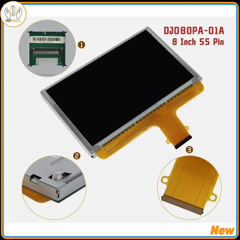 DJ080PA-01L сенсорный экран стеклянный дигитайзер ЖК-дисплея MYLINK для Chevrolet GMC 2015-2018