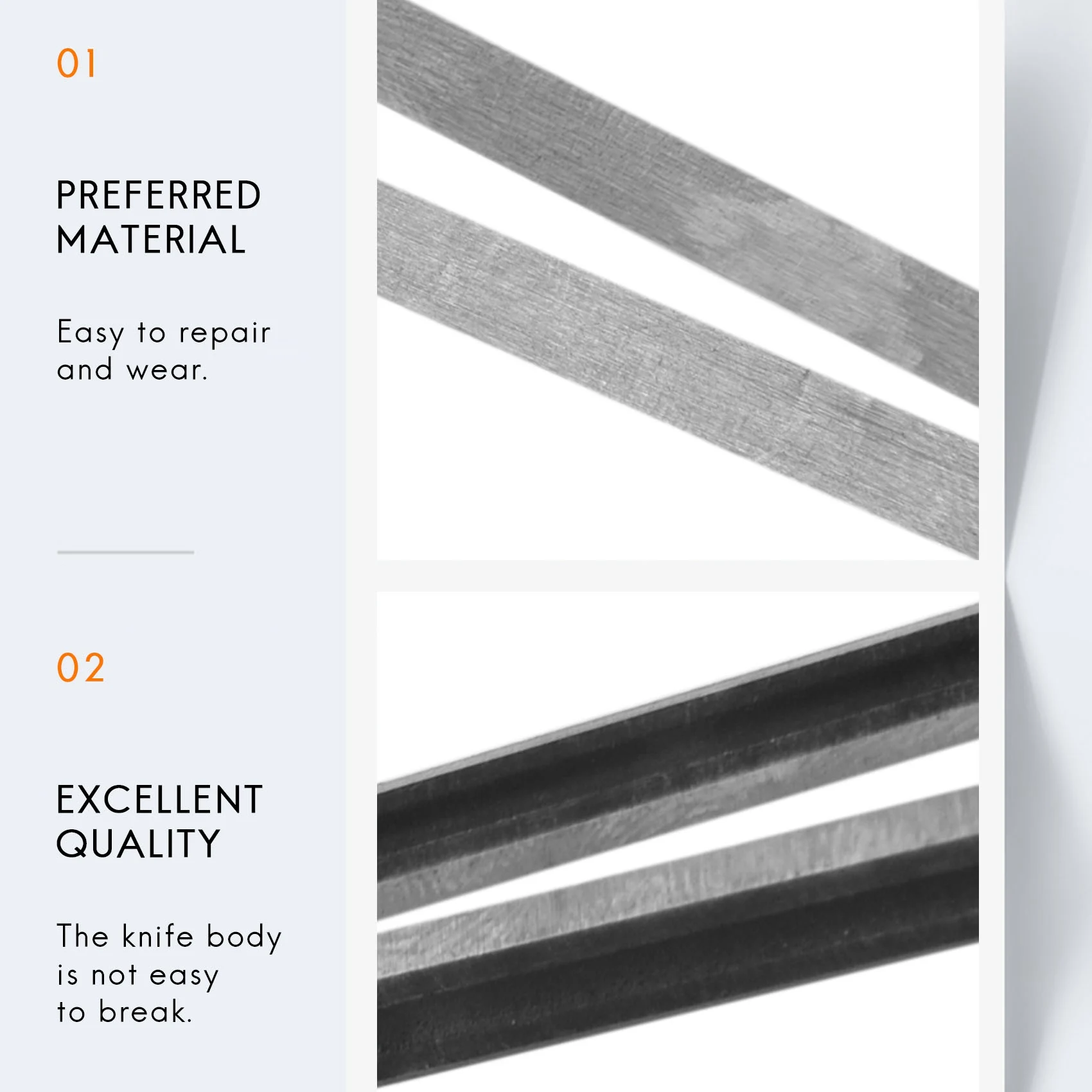 10 шт. Реверсивные высокоскоростные стальные строгальные лезвия 82 мм X 5 для резки