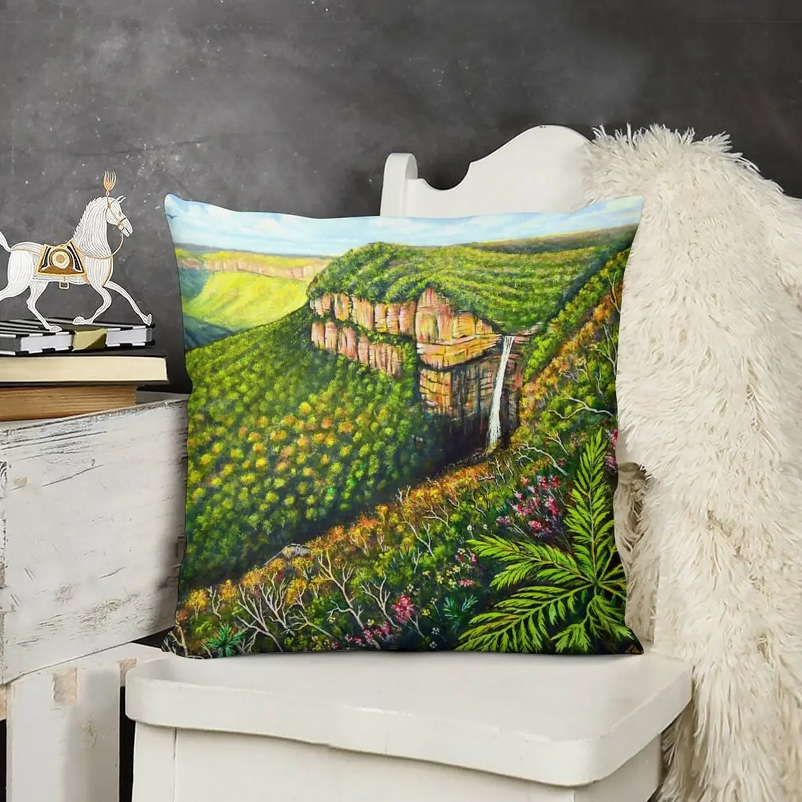 Декоративная наволочка Govetts Leap Lookout Blue Mountains