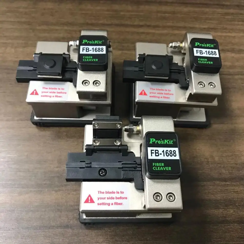 100% Original Pros'kit FB-1688 Fiber Optic Cleaver 48000 times Proskit  FTTH fiber cold crimping tool cutter made in Taiwan