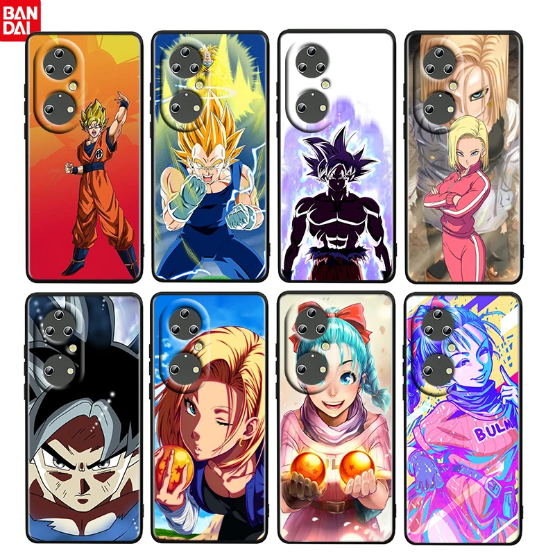 

Son Goku DBZ Dragon Ball For Huawei P50 40 30 20 10 9 Lite E Mini Pro 5G TPU Soft Gel Silicone Black Cover Phone Case Funda Capa