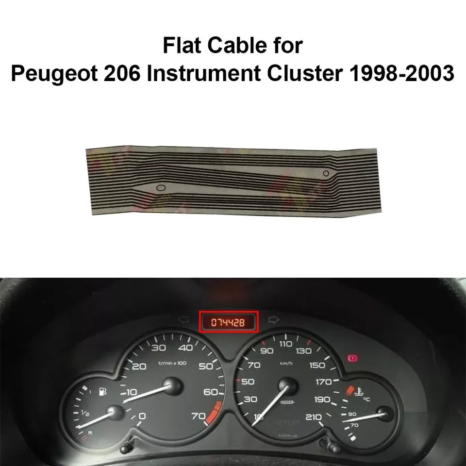 Плоский кабель для Peugeot 206 806 Ranch Lancia Zeta Citroën Evasion Instrument