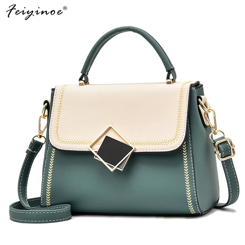 Women Purses And Handbags Luxury Crossbody Sling Bags With Lock Decors Top-Handle Tas Totes Lady Messenger Bag Shoulder Trendy | Багаж и