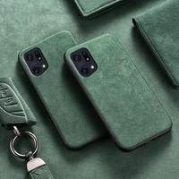 leather phone cases for oppo reno 8 7 6 4pro reno6 5pro plus realme gt oppo find x5pro cases suede soft tpu silicone back cover