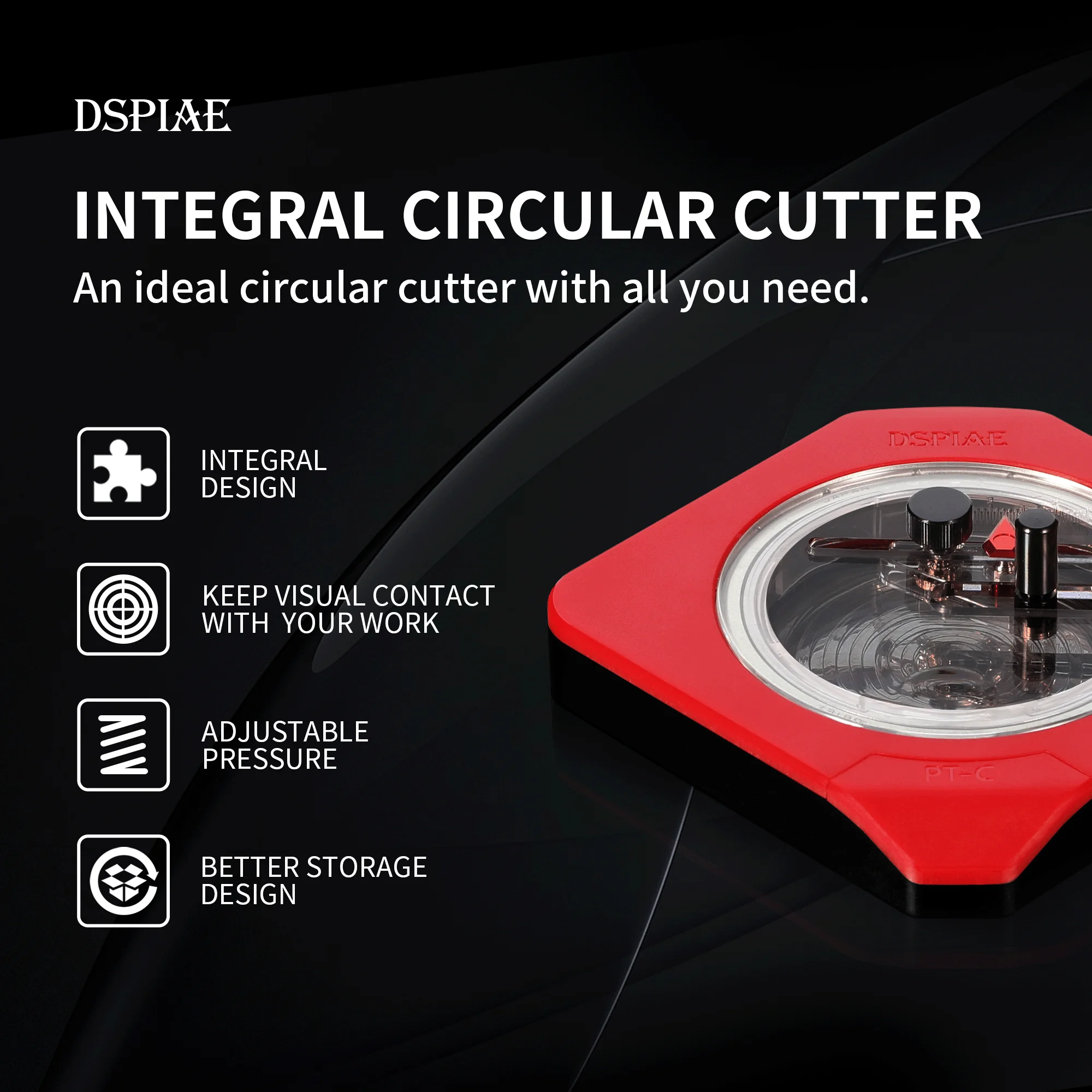 DSPIAE PT-C Integral Circular Cutter Model Making Hobby Modeling Tools