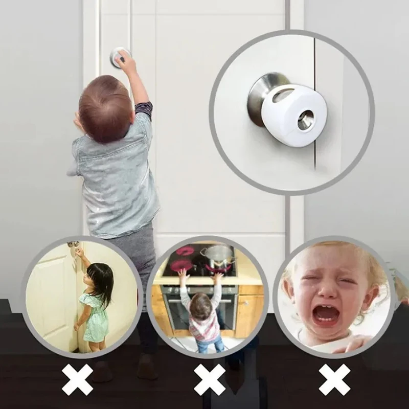 Круглая ручка для дверей пылезащитные крышки пластиковые домашних ворот дверная