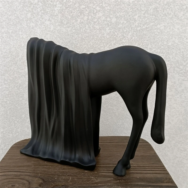 Современное абстрактное искусство Статуя лошади Смола Импрессионизм Зарядное