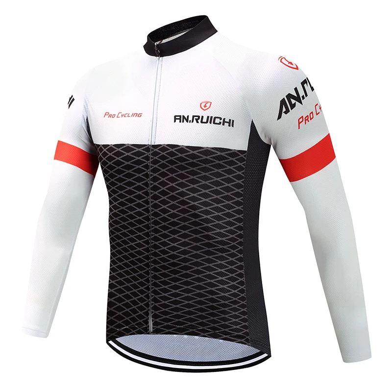 

Breathable Men Long Sleeve Cycling Jersey Anti-sweat Quick Dry Bike Riding Jerseys Customized/Wholesale Service