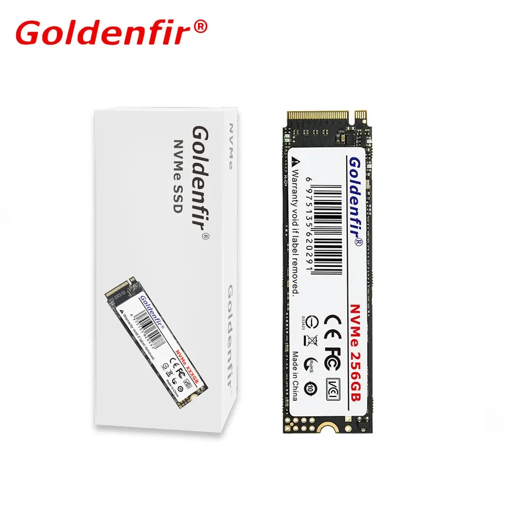 

M2 SSD NVMe 256GB Goldenfir M.2 PCIe 128GB 120GB 512GB 1T Solid State Disk 2280 Internal Hard Drive for Laptop Desktop TLC