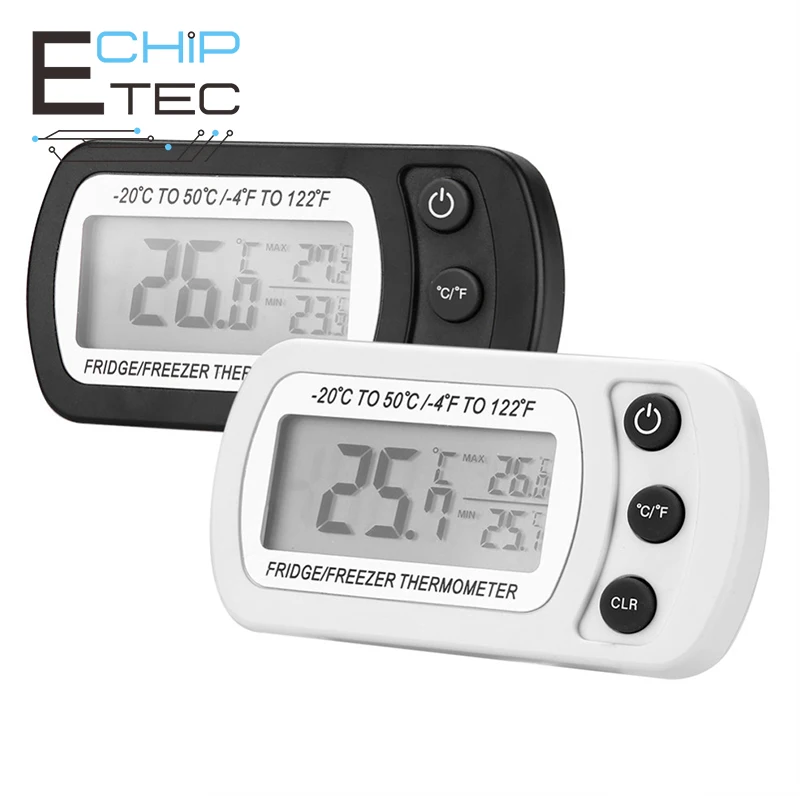 

Electronic Digital Refrigerator Thermometer Freezer Cold Storage Thermometer High Precision Waterproof Thermometer