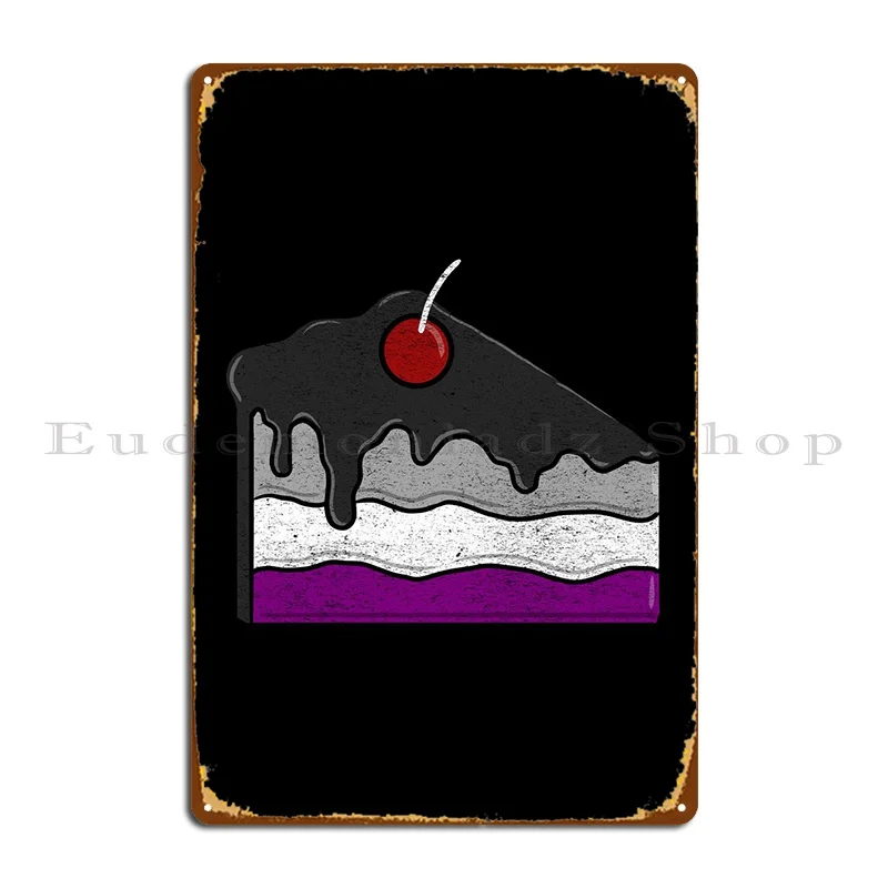 

Торты, асексуальный флаг гордости, металлический знак, ретро-таблички с рисунком, Настенная роспись на заказ, жестяной знак, плакат