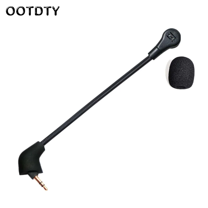 

Replacement Game Mic 3.5mm Microphone for kingston HyperX Cloud2 II X Core Silver Gaming Headset Accessories
