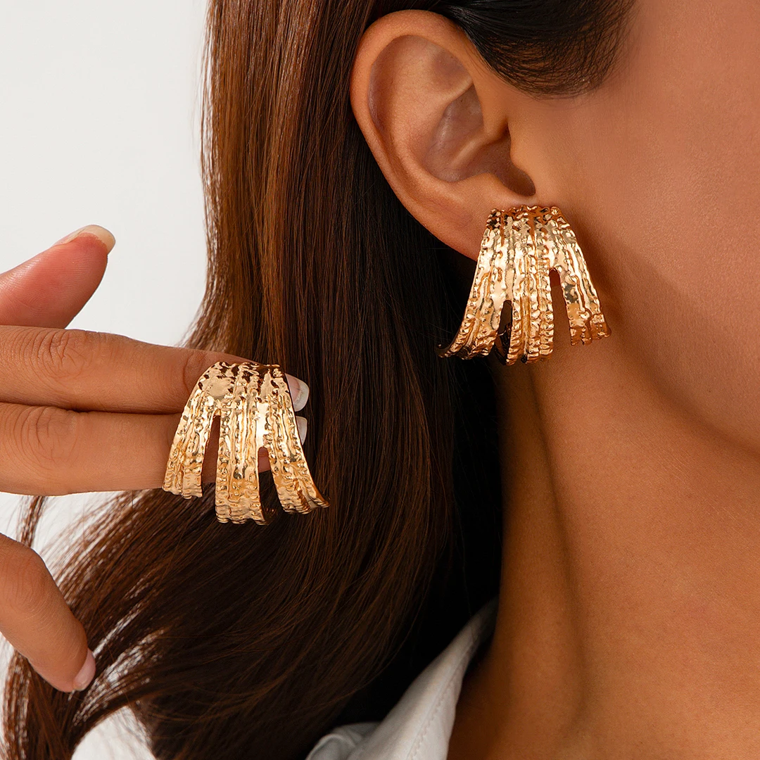 Ingemark Минималистичные Геометрические Серьги-гвоздики Для Женщин Металлический