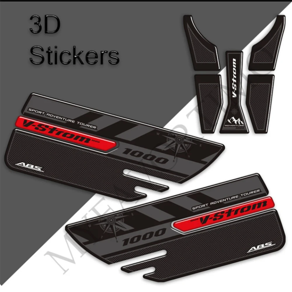 Накладки на бак для Suzuki V Открытый vстром V-дополнительный DL 1000 XT DL1000 комплект