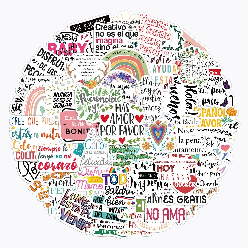 

Испанские стикеры для телефонов 55/110 шт