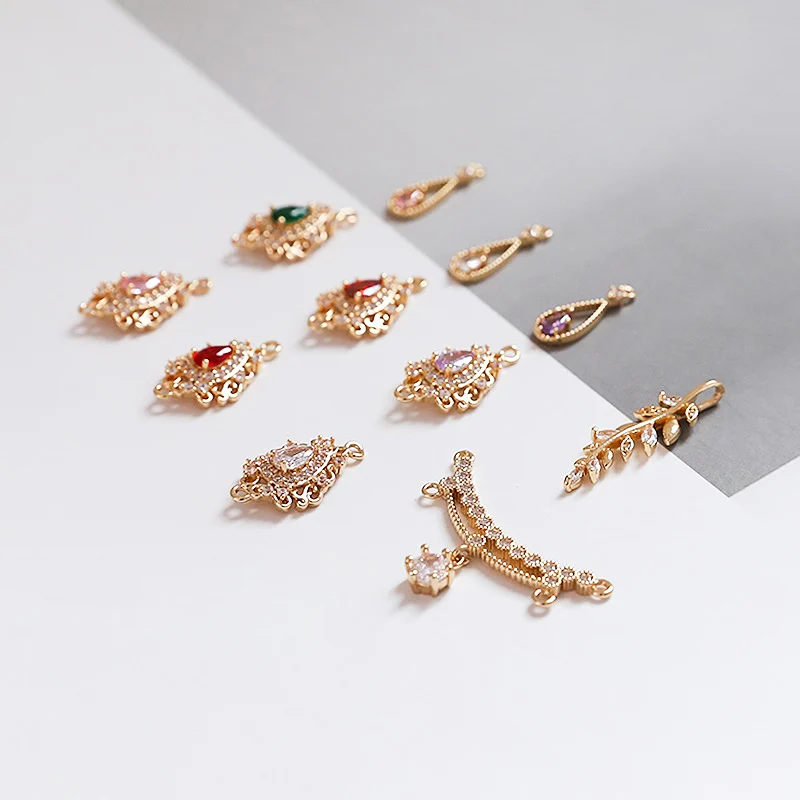 1 шт. подвеска в виде листьев и капель воды |