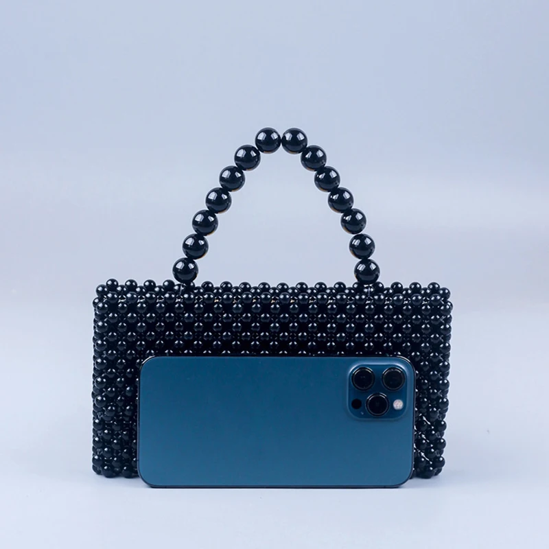 Индивидуальная винтажная женская сумка-книжка с бусинами ручная работа