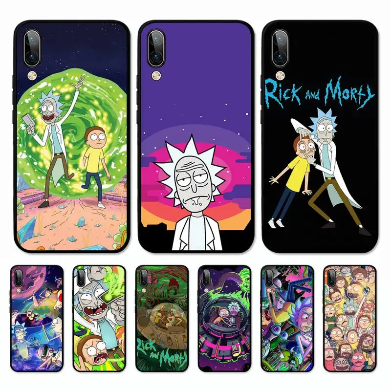 

Cute R-Ricks Cartoon Sanchez Phone Case for Vivo Y91C Y11 17 19 17 67 81 Oppo A9 2020 Realme c3