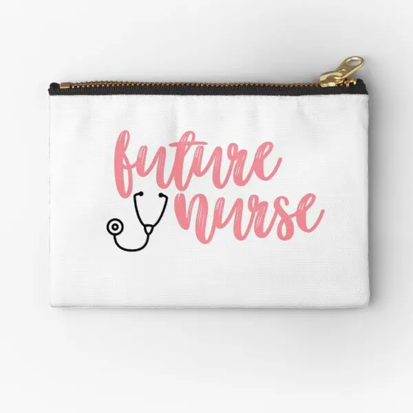 

Future Nurse Sticker Zipper Pouches Bag Pocket Women Panties Men Storage Coin Pure Money Socks Packaging Small Wallet Key