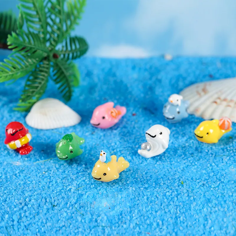 

Simulated Small Animal Decorations Dolphin Micro Landscape Small World Photography Aquarium Decorations Accessories DIY Props