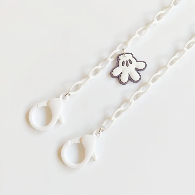 Креативный мультяшный бант акриловая цепочка для детей очки маски с подвесной