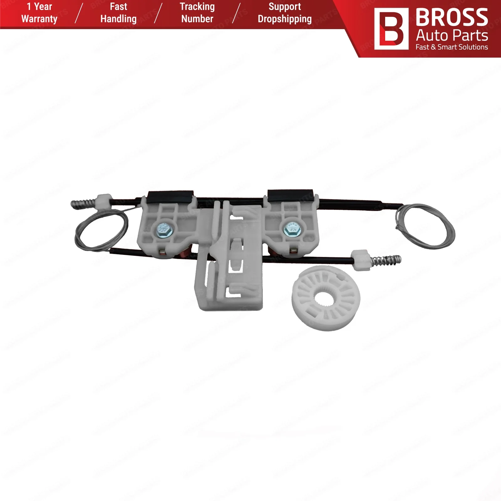 Bross автозапчасти BWR5074 электрическая мощность регулятор окна Ремонтный комплект