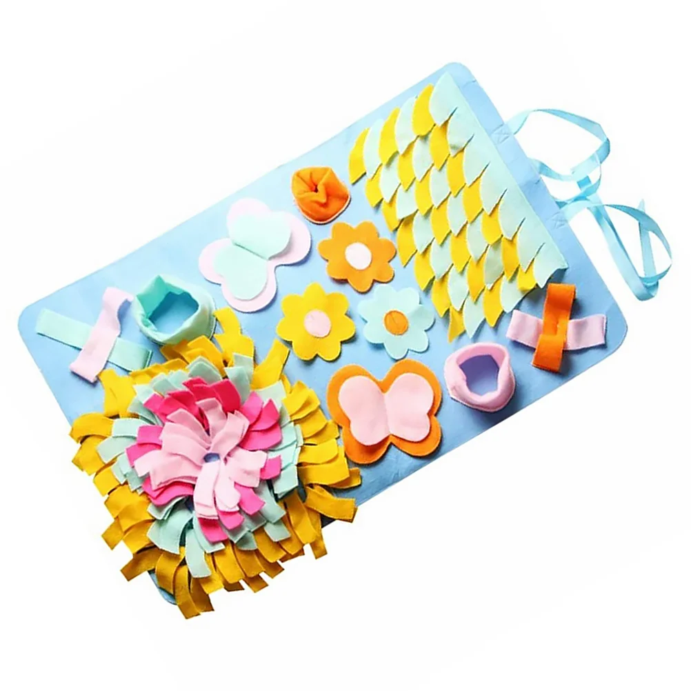 

Коврик для питомцев с ножницами, креативный обучающий коврик для корма для домашних животных, устойчивый к укусам, коврик для медленного ед...