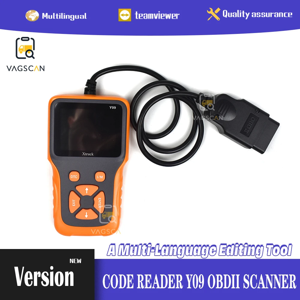 

Code Reader Y09 OBDII Scanner Automotive Scanner car Check Engine Fault Diagnostic Scanning Tool