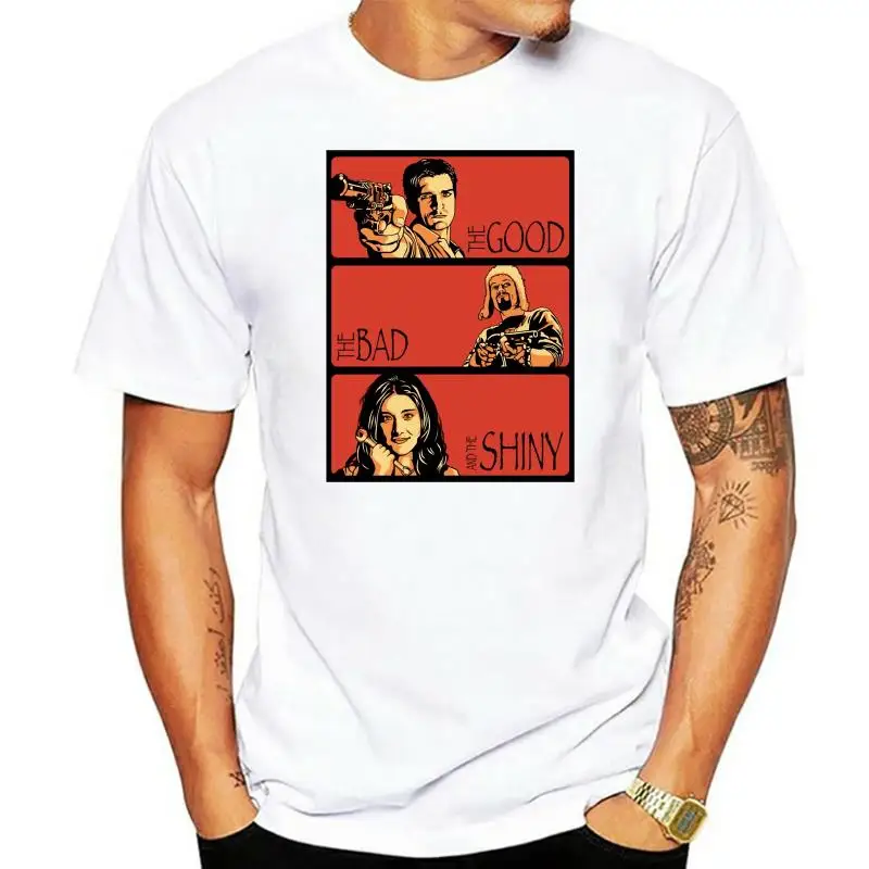 

Футболка uomo Firefly Serenity Equipaggi Mal Kaylee Mara Jayne Il хорошо Il Male e Il Lucido Artsy Tee
