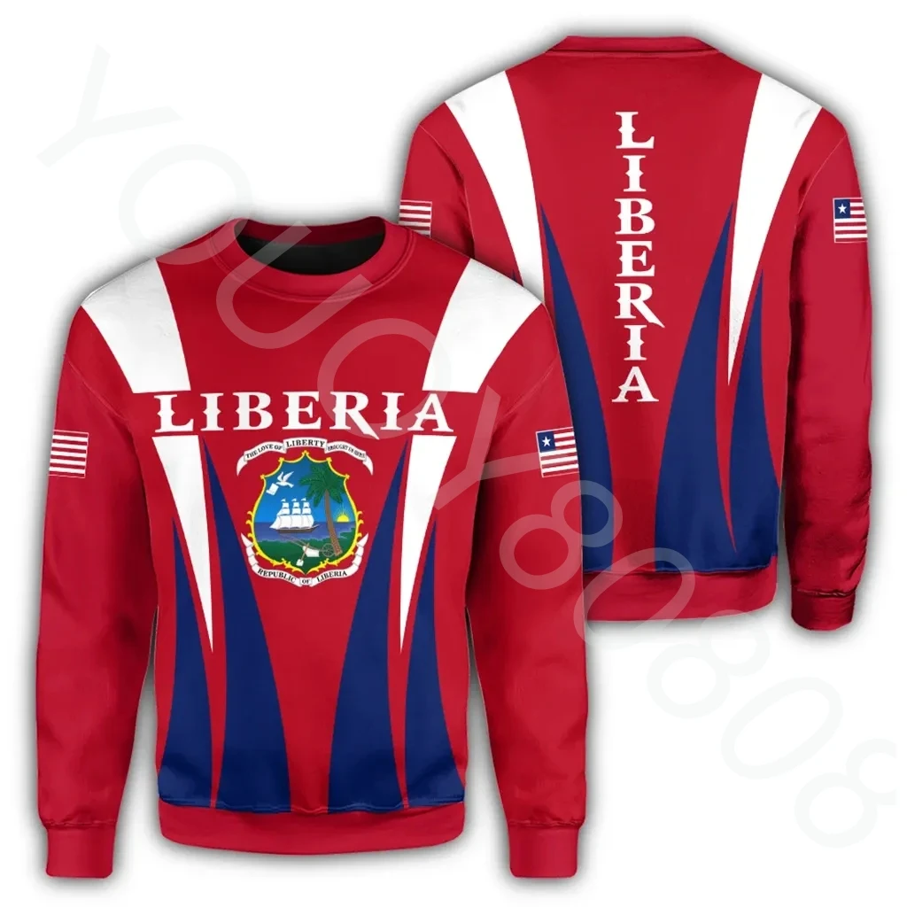 

New Arrival African Zone Countrywear Sweatshirt Print Trendy Unisex Street Sweatshirt - Liberia Sweatshirt Apex Styles