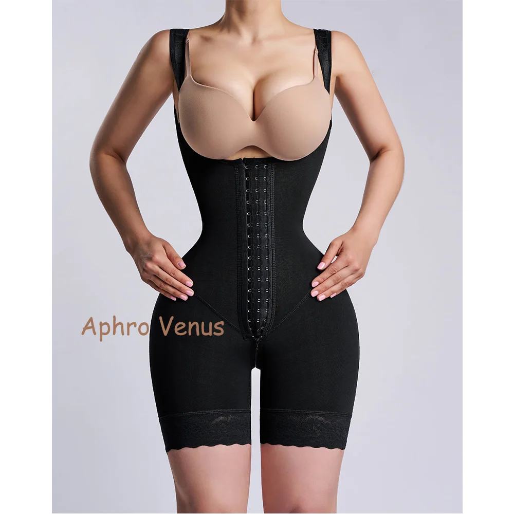 Women's Corset Open Bust Tummy Control Gorset Butt-Lifting Shapewear Fajas Colombianas Skims Body Shaper Postpartum