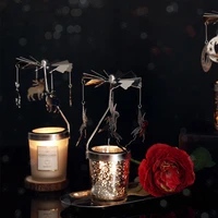 fantasy star light wishing cup rotating candle windmill revolving scenic lantern lucky candlestick romantic girl heart candlelig